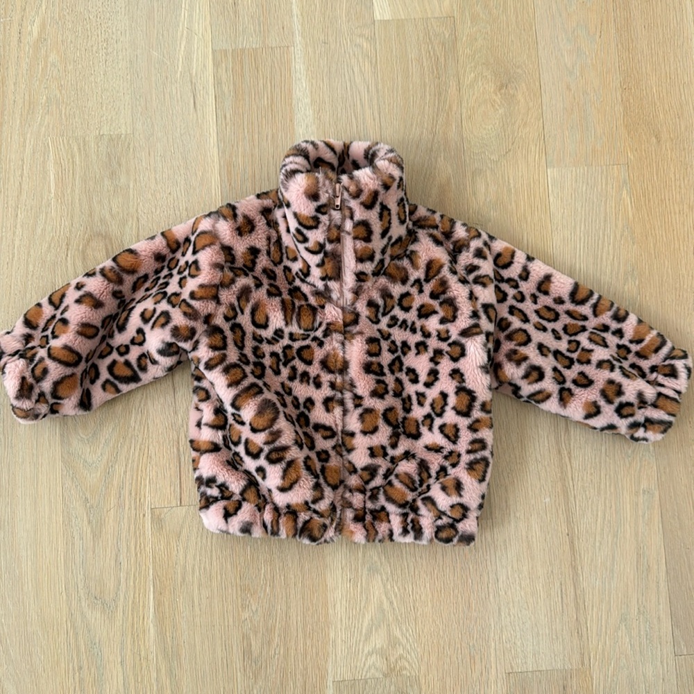Oh Baby! Leopard Coat - Size 2